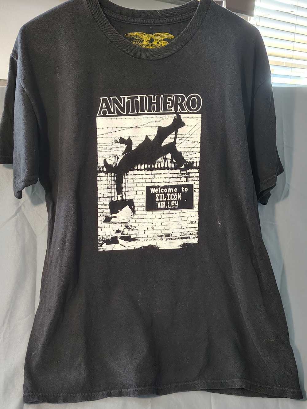 Antihero Women's Black Short-Sleeve Graphic Tee